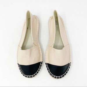 ASOS Espadrille Flats Color Block Black Nude  7